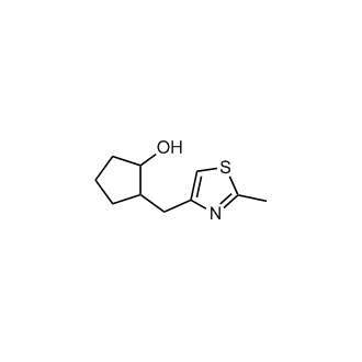 2-((2-Methylthiazol-4-yl)methyl)cyclopentan-1-ol|CS-0354285