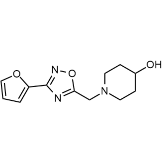 1-((3-(Furan-2-yl)-1,2,4-oxadiazol-5-yl)methyl)piperidin-4-ol|CS-0354444