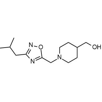 (1-((3-Isobutyl-1,2,4-oxadiazol-5-yl)methyl)piperidin-4-yl)methanol|CS-0355089