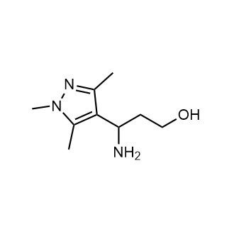 3-Amino-3-(1,3,5-trimethyl-1h-pyrazol-4-yl)propan-1-ol|CS-0355125