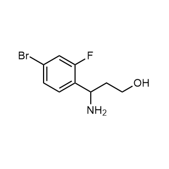 3-Amino-3-(4-bromo-2-fluorophenyl)propan-1-ol|CS-0355141