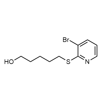 5-((3-Bromopyridin-2-yl)thio)pentan-1-ol|CS-0355302