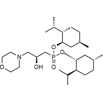 Bis((1r,2s,5r)-2-isopropyl-5-methylcyclohexyl) ((s)-2-hydroxy-3-morpholinopropyl)phosphonate|CS-0355693