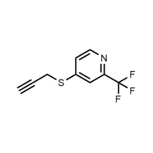 4-(Prop-2-yn-1-ylthio)-2-(trifluoromethyl)pyridine|CS-0356338