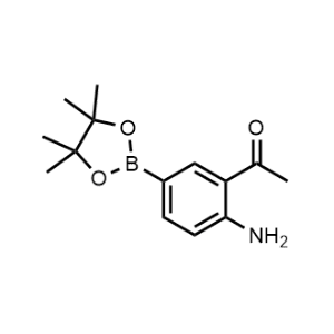 1-(2-Amino-5-(4,4,5,5-tetramethyl-1,3,2-dioxaborolan-2-yl)phenyl)ethanone|CS-0356814