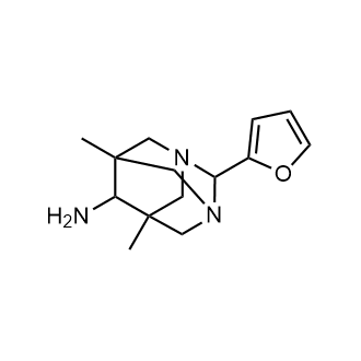 2-(Furan-2-yl)-5,7-dimethyl-1,3-diazaadamantan-6-amine|CS-0357096