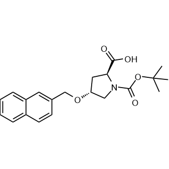 (2S,4R)-1-(tert-butoxycarbonyl)-4-(naphthalen-2-ylmethoxy)pyrrolidine-2-carboxylic acid|CS-0357164