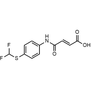 (E)-4-((4-((difluoromethyl)thio)phenyl)amino)-4-oxobut-2-enoic acid|CS-0357397