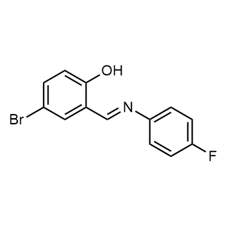 (E)-4-bromo-2-(((4-fluorophenyl)imino)methyl)phenol|CS-0357410