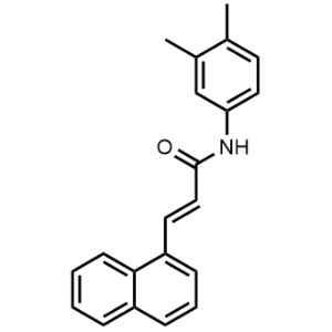(E)-N-(3,4-dimethylphenyl)-3-(naphthalen-1-yl)acrylamide|CS-0357423