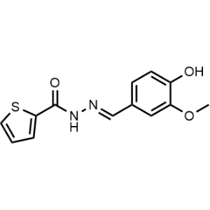 (E)-N'-(4-hydroxy-3-methoxybenzylidene)thiophene-2-carbohydrazide|CS-0357428