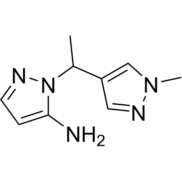 1-(1-(1-Methyl-1H-pyrazol-4-yl)ethyl)-1H-pyrazol-5-amine|CS-0357555
