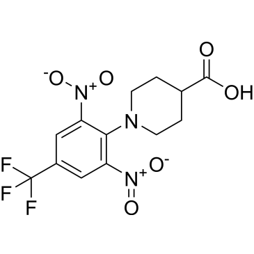 1-(2,6-Dinitro-4-(trifluoromethyl)phenyl)piperidine-4-carboxylic acid|CS-0357625
