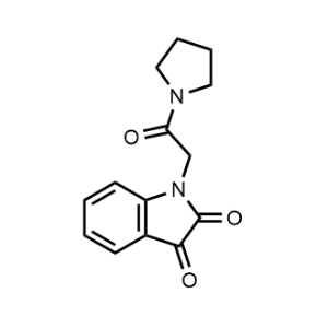 1-(2-Oxo-2-(pyrrolidin-1-yl)ethyl)indoline-2,3-dione|CS-0357684