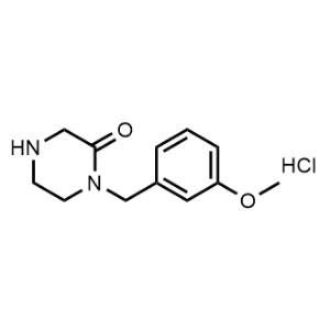 1-(3-Methoxybenzyl)piperazin-2-one hydrochloride|CS-0357767