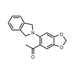 1-(6-(Isoindolin-2-yl)benzo[d][1,3]dioxol-5-yl)ethan-1-one|CS-0357897