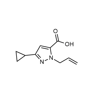 1-Allyl-3-cyclopropyl-1H-pyrazole-5-carboxylic acid|CS-0358080