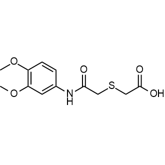 2-((2-((3,4-Dimethoxyphenyl)amino)-2-oxoethyl)thio)acetic acid|CS-0358267