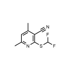 2-((Difluoromethyl)thio)-4,6-dimethylnicotinonitrile|CS-0358413