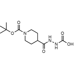 2-(1-(Tert-butoxycarbonyl)piperidine-4-carbonyl)hydrazine-1-carboxylic acid|CS-0358436