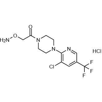 2-(Aminooxy)-1-(4-(3-chloro-5-(trifluoromethyl)pyridin-2-yl)piperazin-1-yl)ethan-1-one hydrochloride|CS-0358799