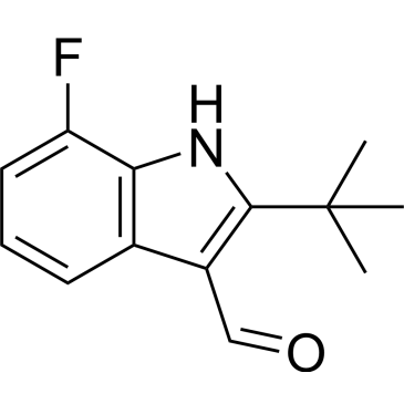 2-(Tert-butyl)-7-fluoro-1H-indole-3-carbaldehyde|CS-0358898