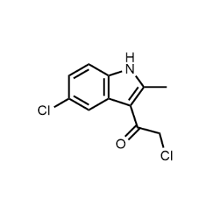 2-Chloro-1-(5-chloro-2-methyl-1H-indol-3-yl)ethan-1-one|CS-0359135