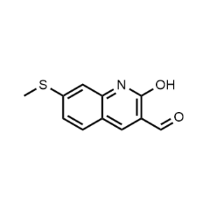 2-Hydroxy-7-(methylthio)quinoline-3-carbaldehyde|CS-0359255