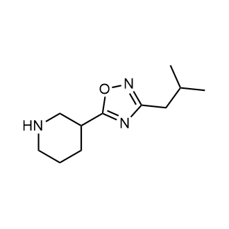 3-Isobutyl-5-(piperidin-3-yl)-1,2,4-oxadiazole|CS-0359883