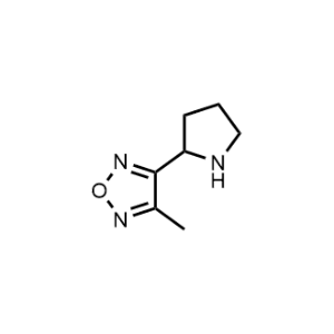 3-Methyl-4-(pyrrolidin-2-yl)-1,2,5-oxadiazole|CS-0359905