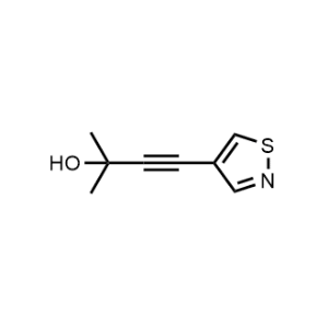 4-(Isothiazol-4-yl)-2-methylbut-3-yn-2-ol|CS-0360176