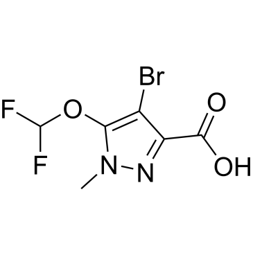 4-Bromo-5-(difluoromethoxy)-1-methyl-1H-pyrazole-3-carboxylic acid|CS-0360309