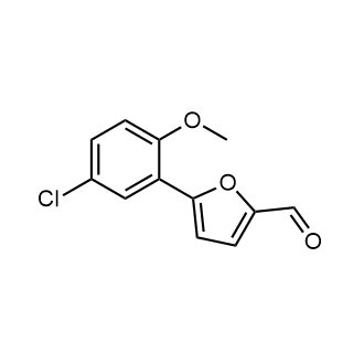 5-(5-Chloro-2-methoxyphenyl)furan-2-carbaldehyde|CS-0360585