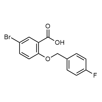 5-Bromo-2-((4-fluorobenzyl)oxy)benzoic acid|CS-0360711