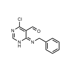 6-(Benzylimino)-4-chloro-1,6-dihydropyrimidine-5-carbaldehyde|CS-0360901