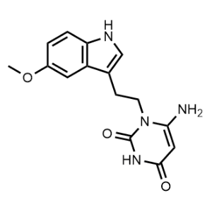 6-Amino-1-(2-(5-methoxy-1H-indol-3-yl)ethyl)pyrimidine-2,4(1H,3H)-dione|CS-0360944