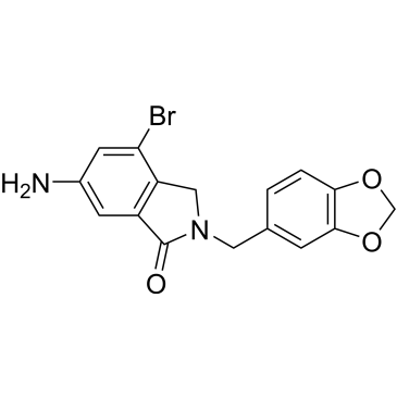 6-Amino-2-(benzo[d][1,3]dioxol-5-ylmethyl)-4-bromoisoindolin-1-one|CS-0360955