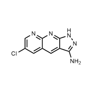 6-Chloro-1H-pyrazolo[3,4-b][1,8]naphthyridin-3-amine|CS-0360979