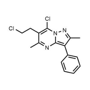7-Chloro-6-(2-chloroethyl)-2,5-dimethyl-3-phenylpyrazolo[1,5-a]pyrimidine|CS-0361108