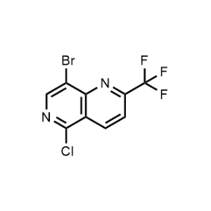 8-Bromo-5-chloro-2-(trifluoromethyl)-1,6-naphthyridine|CS-0361138