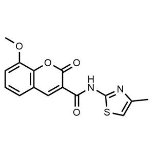 8-Methoxy-N-(4-methylthiazol-2-yl)-2-oxo-2H-chromene-3-carboxamide|CS-0361154