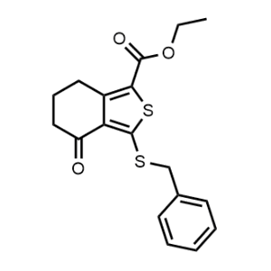 Ethyl 3-(benzylthio)-4-oxo-4,5,6,7-tetrahydrobenzo[c]thiophene-1-carboxylate|CS-0361484