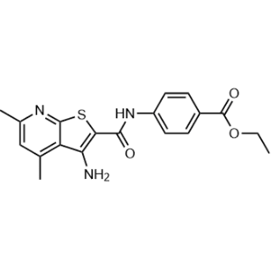 Ethyl 4-(3-amino-4,6-dimethylthieno[2,3-b]pyridine-2-carboxamido)benzoate|CS-0361538