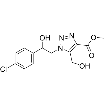 Methyl 1-(2-(4-chlorophenyl)-2-hydroxyethyl)-5-(hydroxymethyl)-1H-1,2,3-triazole-4-carboxylate|CS-0361678