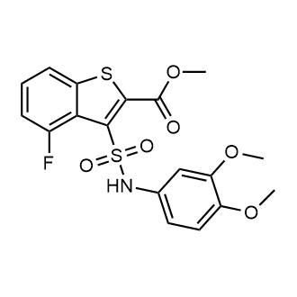 Methyl 3-(N-(3,4-dimethoxyphenyl)sulfamoyl)-4-fluorobenzo[b]thiophene-2-carboxylate|CS-0361803