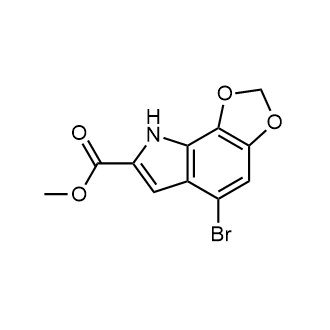 Methyl 5-bromo-8H-[1,3]dioxolo[4,5-g]indole-7-carboxylate|CS-0361891