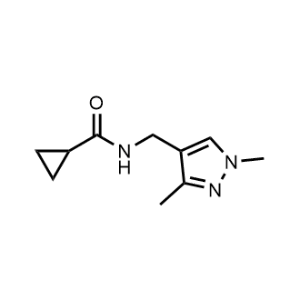 N-((1,3-dimethyl-1H-pyrazol-4-yl)methyl)cyclopropanecarboxamide|CS-0361967