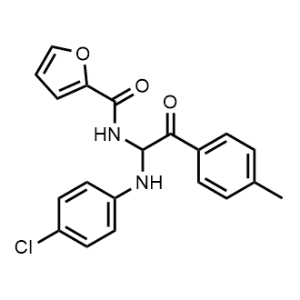 N-(1-((4-chlorophenyl)amino)-2-oxo-2-(p-tolyl)ethyl)furan-2-carboxamide|CS-0361996