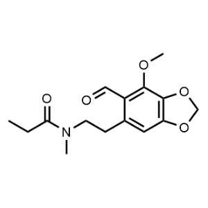 N-(2-(6-formyl-7-methoxybenzo[d][1,3]dioxol-5-yl)ethyl)-N-methylpropionamide|CS-0362023