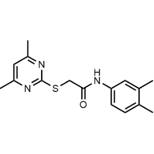 N-(3,4-dimethylphenyl)-2-((4,6-dimethylpyrimidin-2-yl)thio)acetamide|CS-0362152